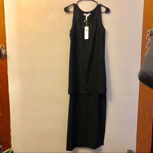 Black BCBGeneration Dress with Eyelet Detail